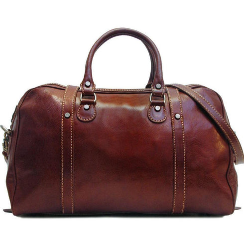 Floto Italian Leather Trastevere Duffle Bag Carryon